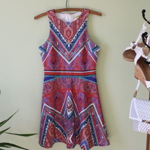 Gianni Bini colorful tribal dress size small